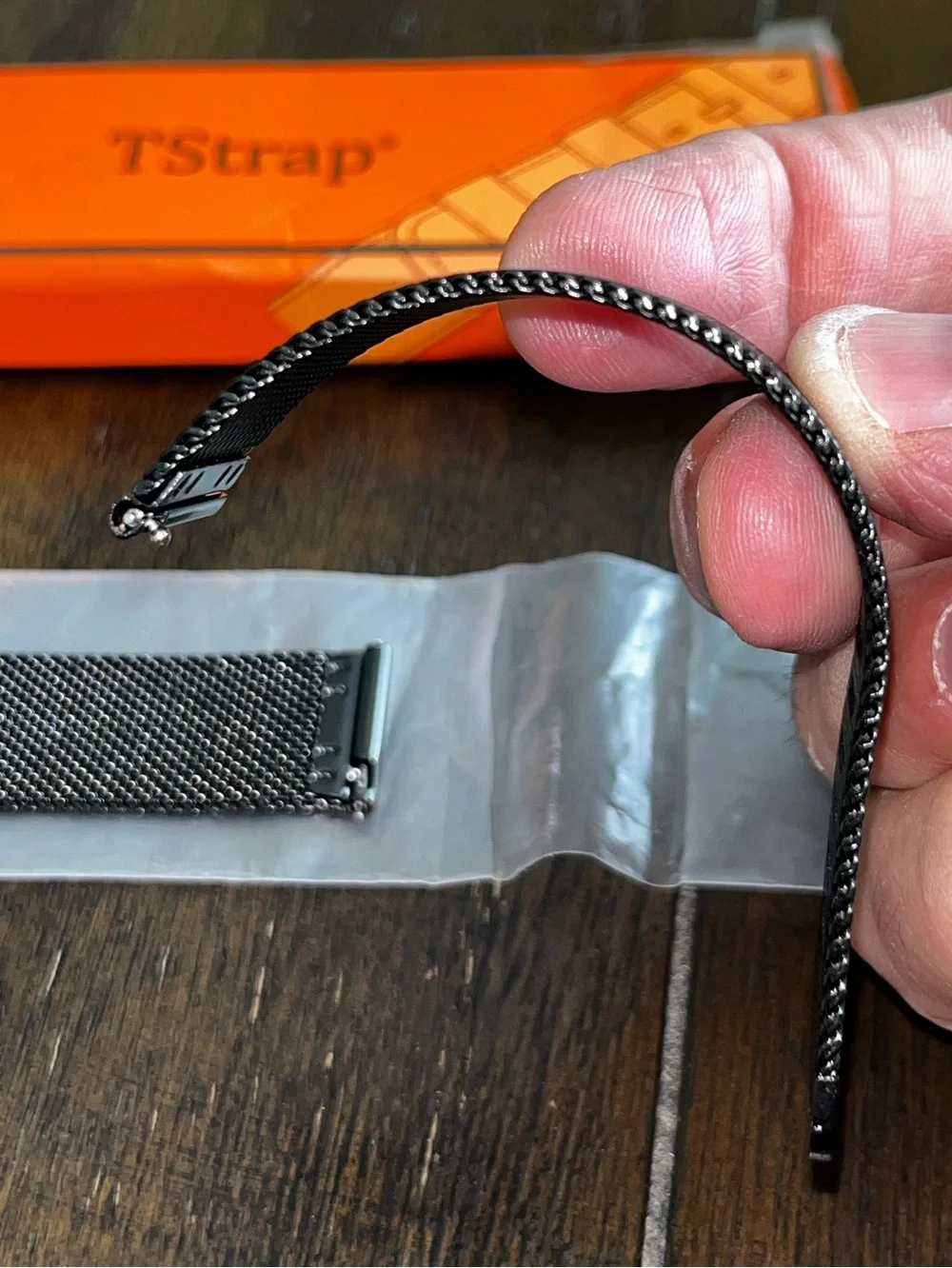 Tstrap black mesh